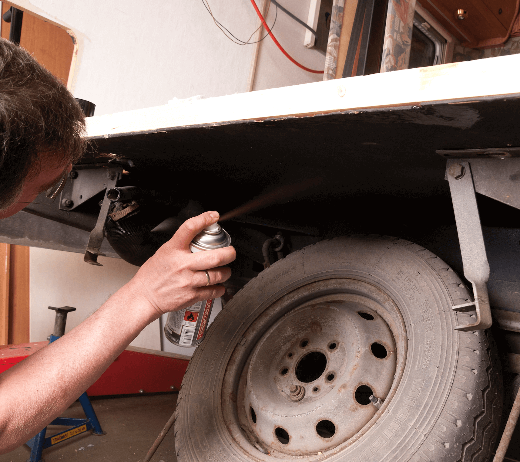 Unterbodenschutz Beispiel rechteckig