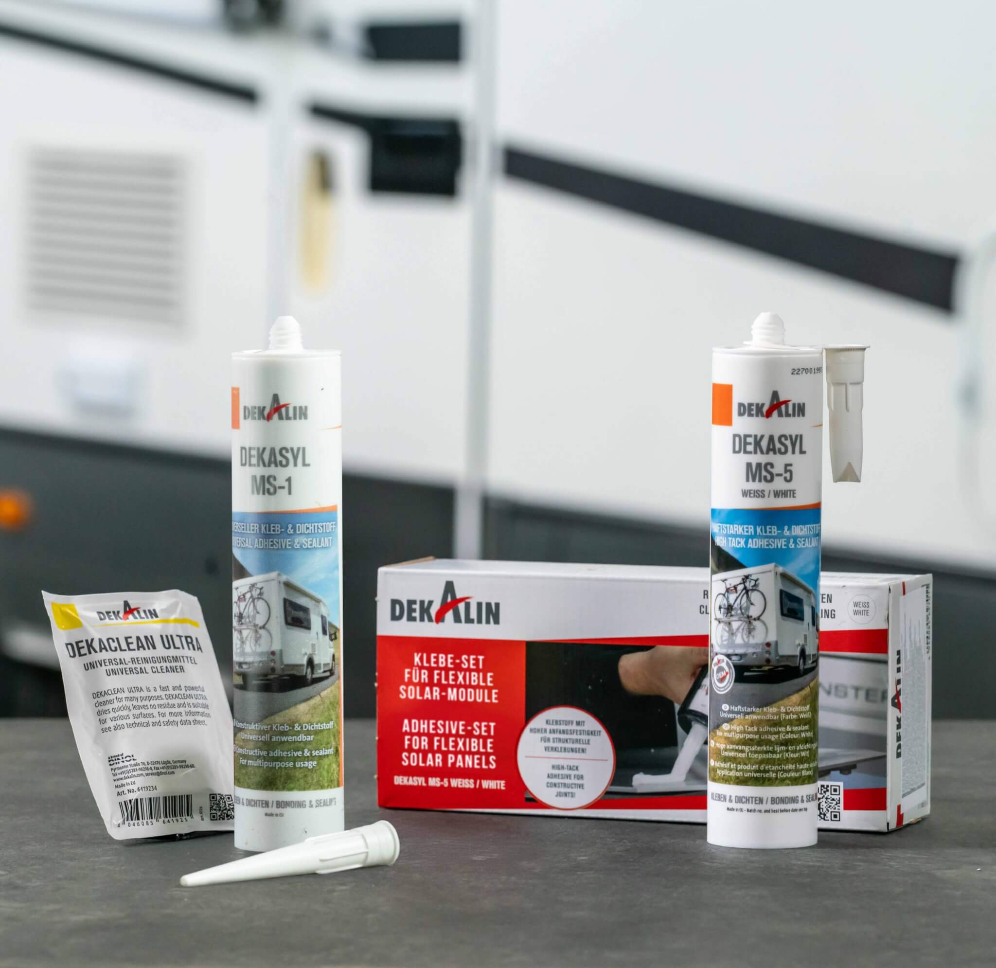 DEKALIN Flexsolarmodul Klebeset