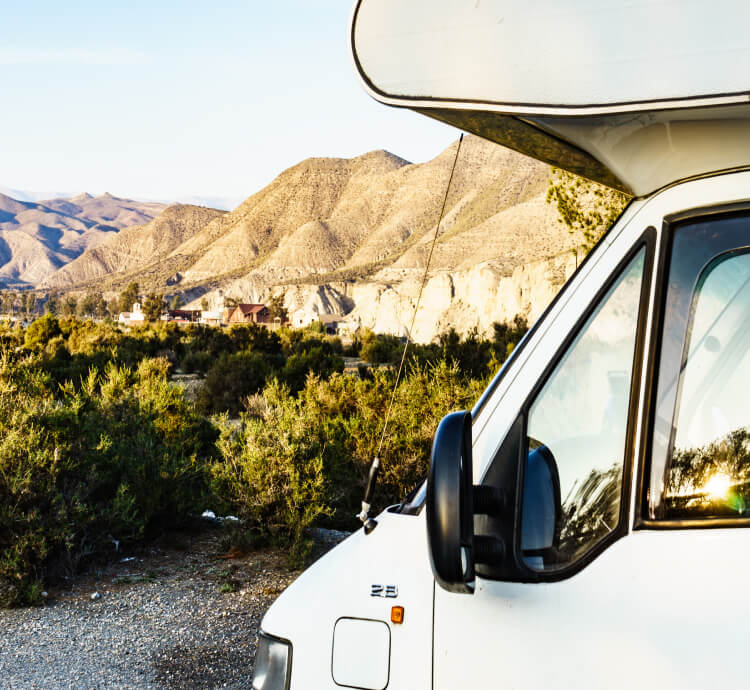 Dekalin Echtglasscheibe Caravan