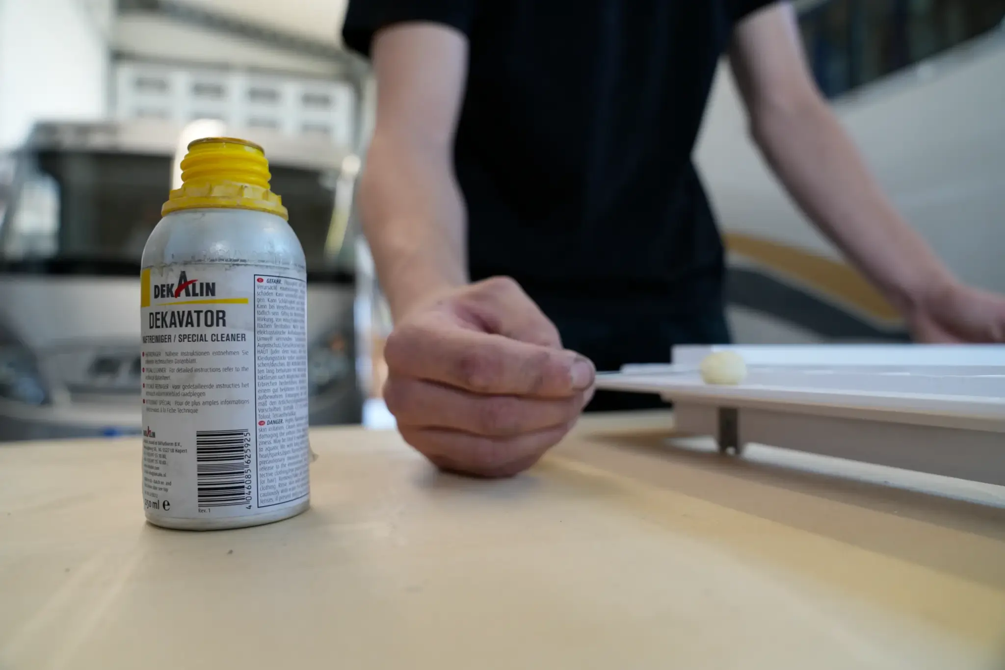 Aktivieren Anwendungsbild: Aktivierung einer Oberfläche zur besseren Haftung