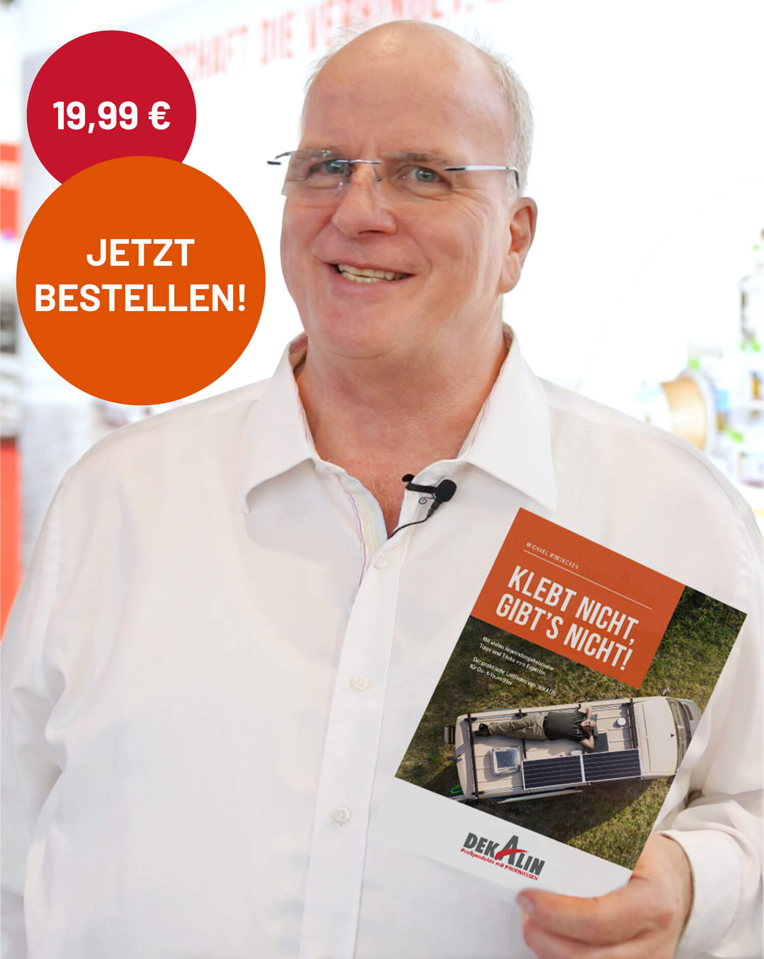 Werbebild für das Dekalin-Buch "Klebt nicht, gibt’s nicht"