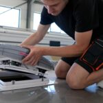 Haube aufsetzten long Anwendungsbild: Aufsetzen einer Haube